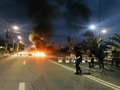 Huelga General: Arica amanece con cortes de calle por toda la ciudad