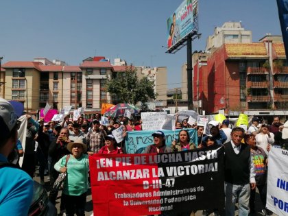 Solidaridad desde la UPN con los estudiantes de la EDPA