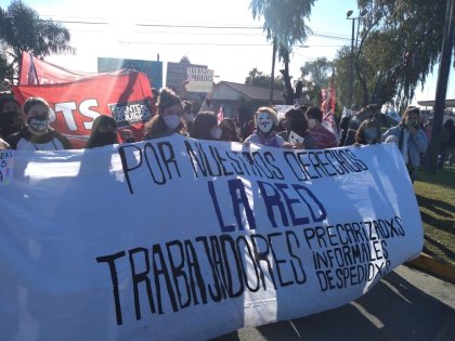 Zona sur: La red de precarizados sale a la calle por #TrabajoConDerechosParaTodxs