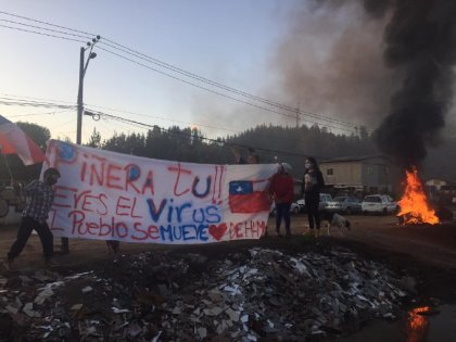 Movilización en Placilla: "Si no nos mata el hambre, nos mata el virus"