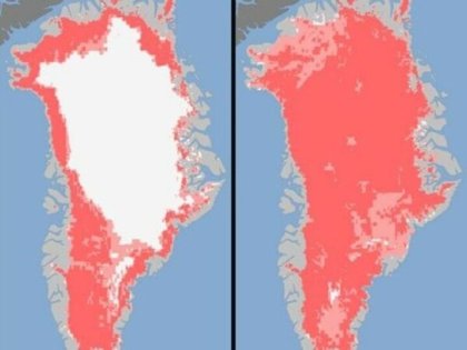 El calentamiento global avanza: hielo en Groenlandia se derrite hasta punto sin retorno