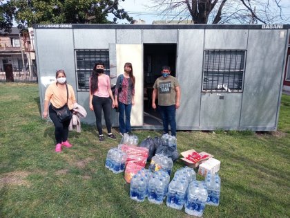 Desde el Hospital Posadas, solidaridad con las familias del Barrio Los Ceibos de Catan