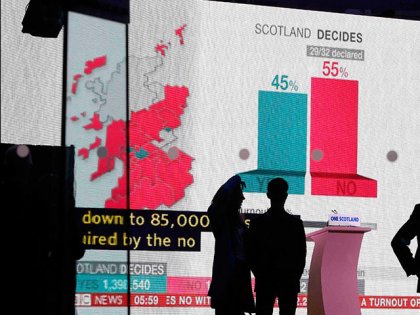 Triunfo del “No” en Escocia, el Reino se mantiene unido 