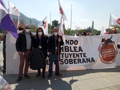 18 de Octubre: FENATS Barros Luco llama a seguir luchando por una Asamblea Constituyente Libre y Soberana