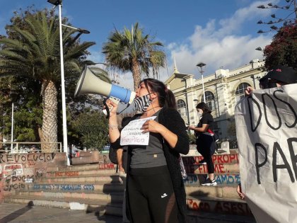 Patricia Romo: "unidos golpeamos más fuerte en este sistema miserable en pensiones, en salud y en educación"