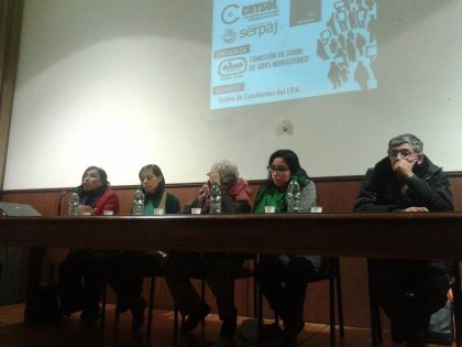 Docentes de la Comisión de DDHH realizan un gran Foro-Debate contra la “Criminalización de la Protesta”