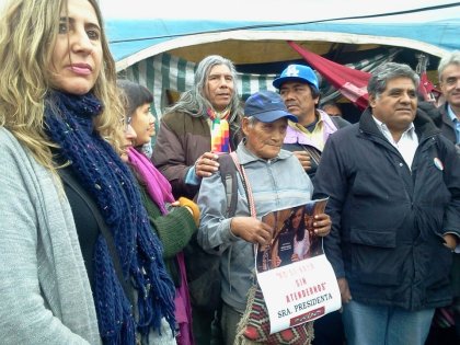 Militarizaron el acampe qom de Avenida 9 de Julio