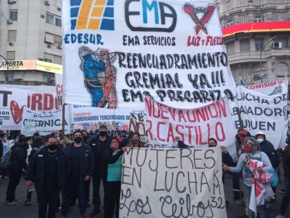 "Queremos ir con doscientos trabajadores de energía a su barrio así no les cortan más la luz"