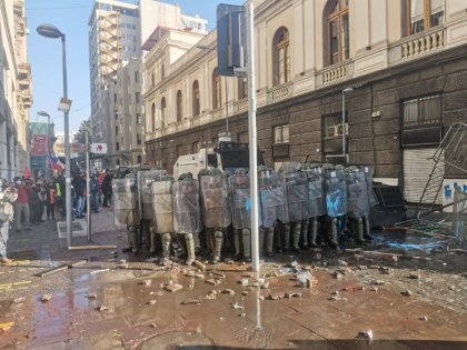 Comienza la represión antes de iniciar Convención Constitucional