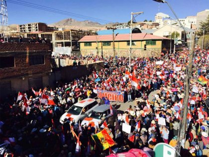 Bolivia: crece la movilización en Potosí