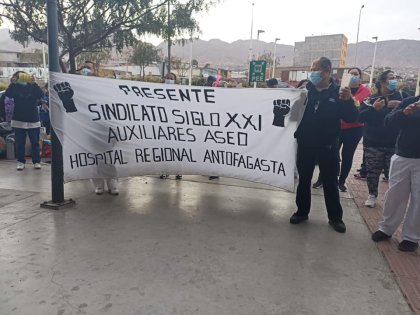 Con fuerza inicia la huelga del sindicato siglo XXI