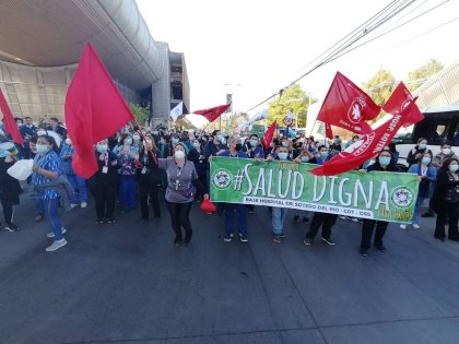 Trabajadores del Hospital Sotero del Río votan paro ante despidos y precarización laboral