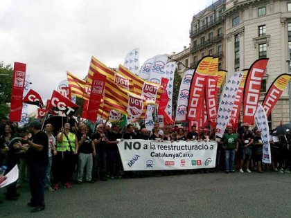 La lucha de Catalunya Caixa y cómo pagamos la crisis los trabajadores