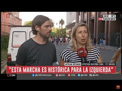 Así reflejaron los medios la multitudinaria movilización contra el FMI en Plaza de Mayo