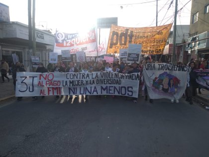 El Ni Una Menos se hizo presente en las calles de José C Paz