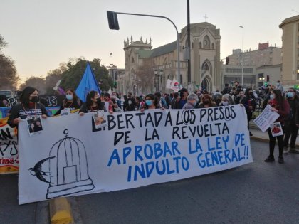 Familiares de presos políticos: "Hay senadores que no quieren aprobar este proyecto y hemos decidido volver a salir a las calles"