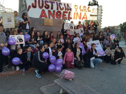 Santa Rosa: marcha en solidaridad con Angelina 