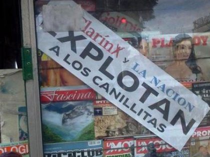 Pararon los canillitas