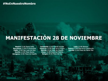 Manifestaciones en varias ciudades contra el terrorismo, la islamofobia y la guerra