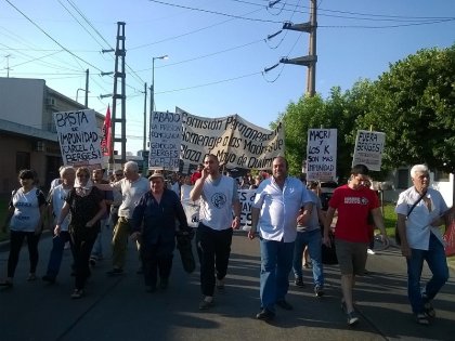 Marcha exigiendo que el torturador Bergés vuelva a la cárcel