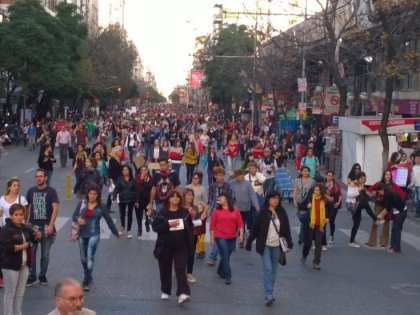 Córdoba: la izquierda marcha por el salario y contra el ajuste de Macri y los empresarios