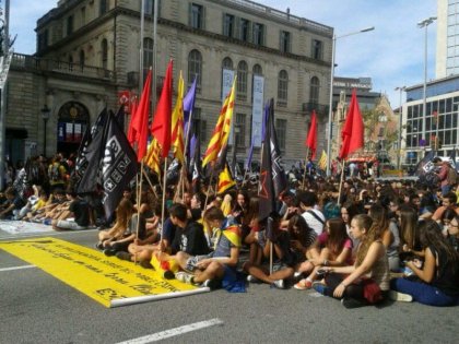 Huelgas estudiantiles contra la prohibición del 9N