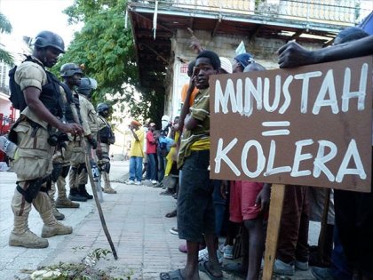 Las tropas de la ONU son responsables de la epidemia de cólera en Haití