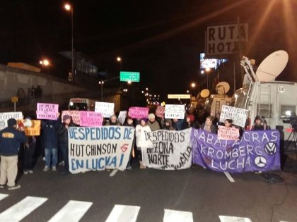 Despedidos de la zona norte de GBA cortan colectora Panamericana para exigir su reincorporación