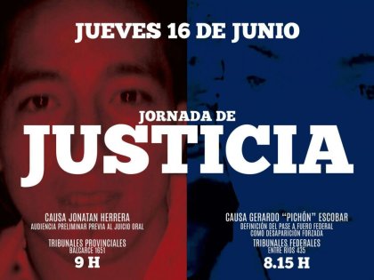 Jonatan Herrera y Pichón Escobar: una sola lucha contra la impunidad