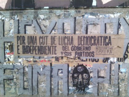 La lucha por recuperar la CUT para los trabajadores, pero, ¿Con qué estrategia?