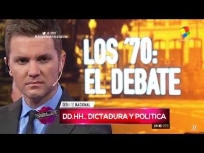 Intratables y su campaña a favor de la "teoría de los dos demonios"