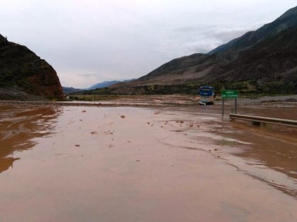 Jujuy: nuevo alud en la Quebrada de Humahuaca 