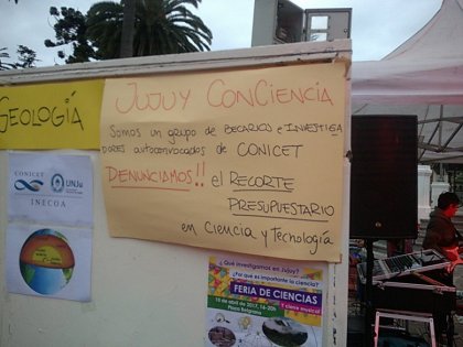 Investigadores de Jujuy se manifestaron contra el ajuste en Ciencia y Técnica