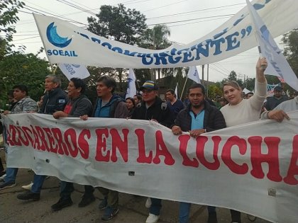 Ledesma: obreros con sus familias se movilizan y cortan la ruta 34 de Jujuy luego de 5 años