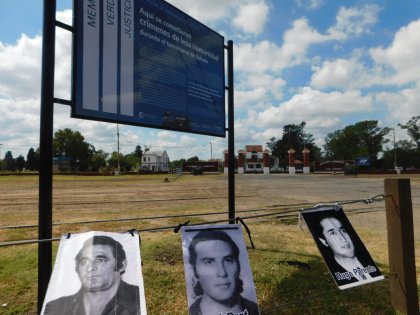 Se restableció la señalización como ex centro clandestino del Batallón de Arsenales de Fray Luis Beltrán