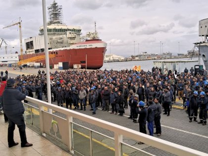 1500 trabajadores de ASMAR amenazan a la Armada con movilizaciones por condiciones laborales