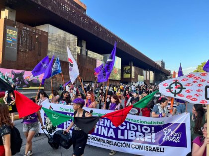 Asi fué la marcha contra la violencia hacia las mujeres