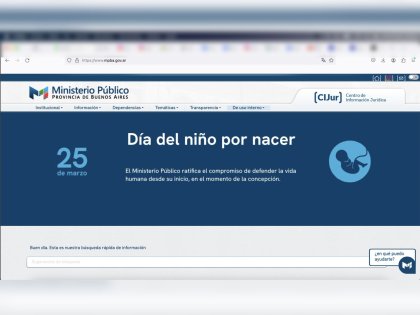 Ministerio Fiscal publica efeméride del “día del niño por nacer” 