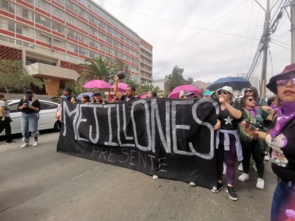 Mejillones asiste a gran jornada de movilización en Antofagasta