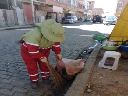 El “proceso de cambio” no llegó a las trabajadoras de Aseo Urbano TREBOL