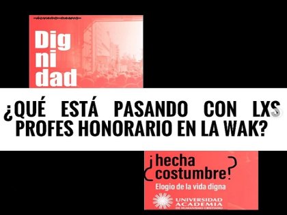 La U. Academia de Humanismo Cristiano hizo trabajar 3 semanas gratis a profesores a honorario