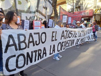 Movilización en Mendoza contra el ajuste y la criminalización de la protesta social