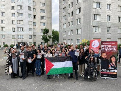 Llega a las calles la campaña por un trabajador revolucionario a la Asamblea Nacional de Francia