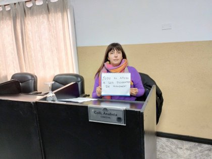 Anabela Colli: “Desde nuestra banca nos solidarizamos con la lucha de las y los trabajadores de Misiones”