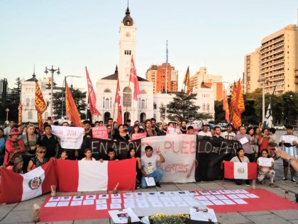 La Plata: nueva jornada en solidaridad con el pueblo peruano de migrantes en Argentina