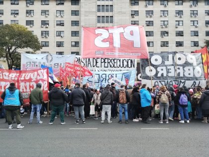 Reclamo en Comodoro Py contra persecución a organizaciones sociales