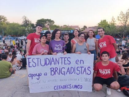 El Centro de Estudiantes de Derecho y Ciencias Sociales lanzó una campaña de solidaridad frente a los incendios