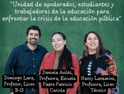 Se presentan candidatos por la unidad de las comunidades educativas a las elecciones del SIPPE