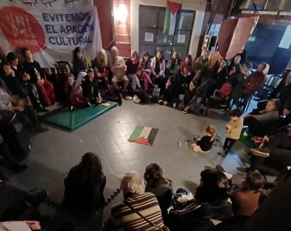  Asambleas barriales de Morón e Ituzaingó realizaron un cine-debate contra el genocidio en Gaza