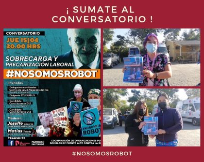 Súmate este jueves al conversatorio "No somos robot" 